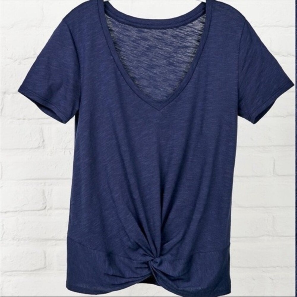 Stella & Dot The Twist Tee - Navy
